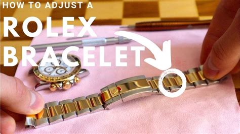 adjust rolex|how to adjust Rolex bracelet.